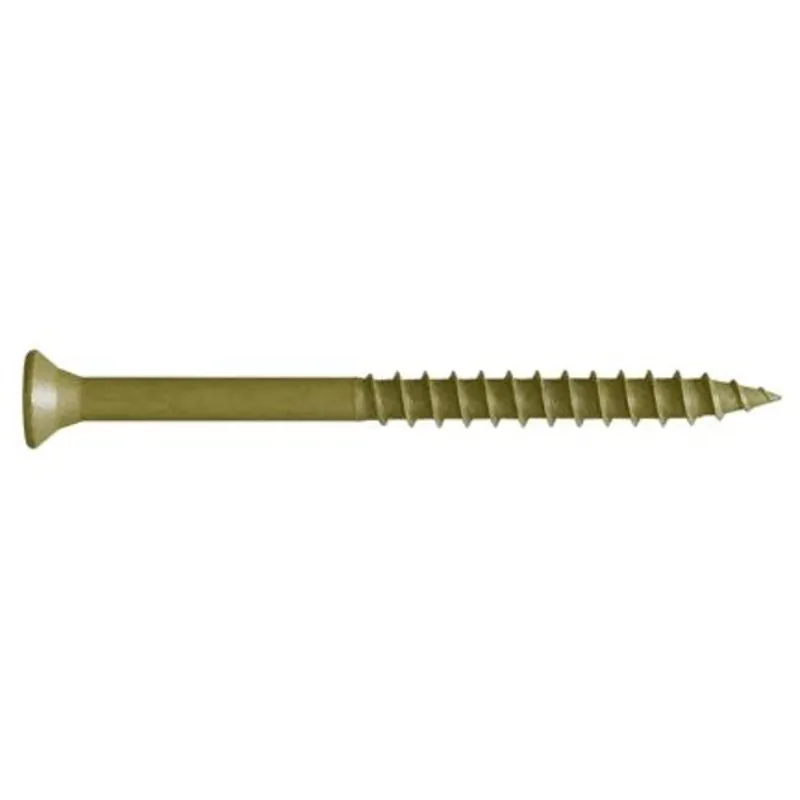 FastenMaster GuardDog No. 10 X 3 In. L Gold Phillips/Square Bugle Head Deck Screws 75 Pk