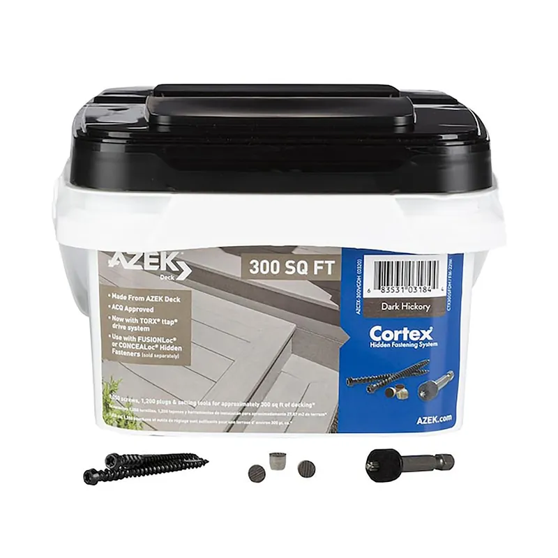 Cortex Azek 2-1/2 In. L Dark Hickory Torx TTAP Hidden Deck Fastener