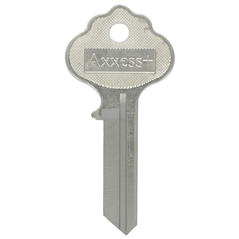 HILLMAN Traditional Key House/Office Key Blank 73 Single For Independent Locks Silver