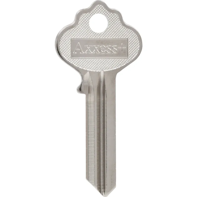HILLMAN Traditional Key House/Office Key Blank 88 Single For Independent Locks Silver