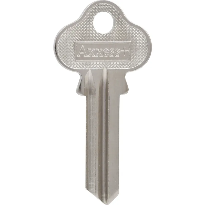 HILLMAN Traditional Key House/Office Key Blank 81 Single For Lockwood Silver