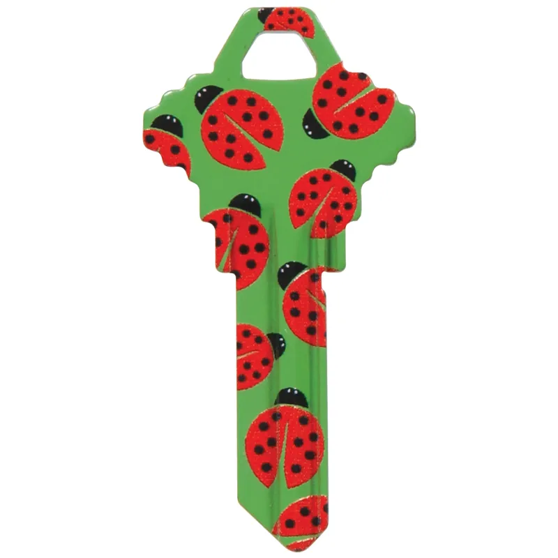 HILLMAN Wackey Lady Bugs House/Office Universal Key Blank Single