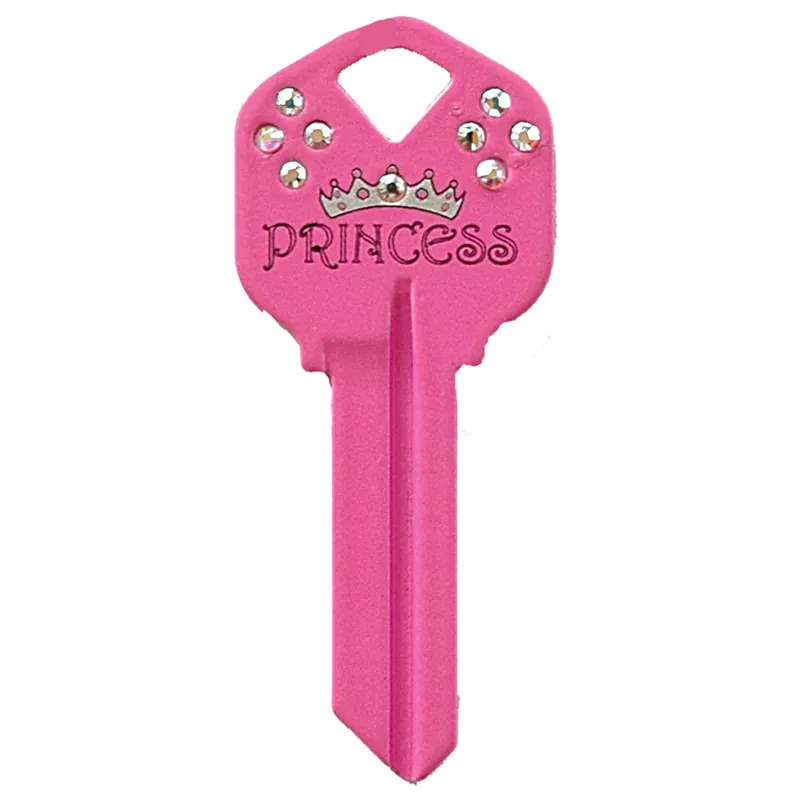 HILLMAN DIVA Princess House/Office Universal Key Blank Single Pink
