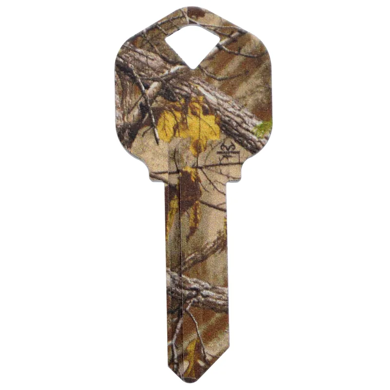 HILLMAN RealTree Green House/Office Universal Key Blank Single Green