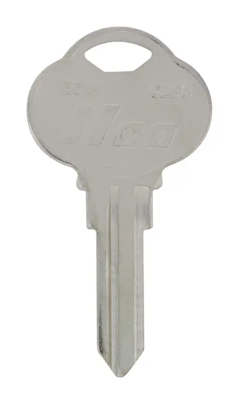HILLMAN KeyKrafter Automotive Key Blank 190 Double For Club Steering Wheel Silver