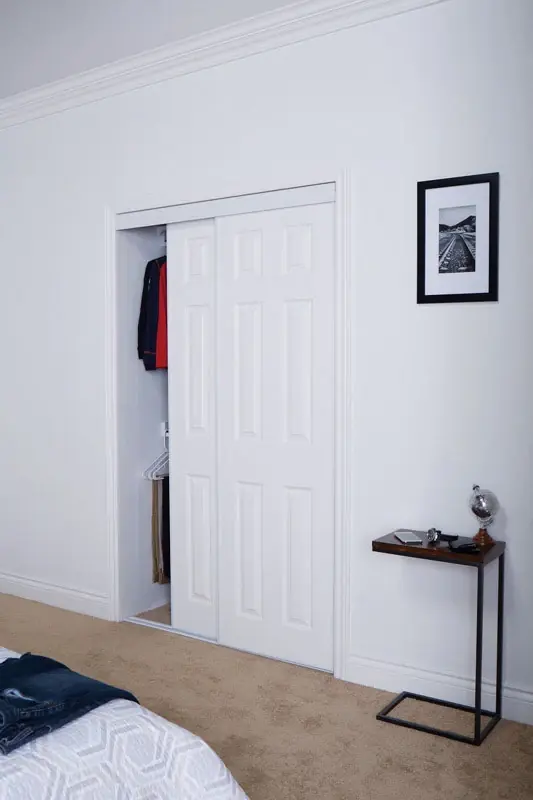 80.5 In. H X 60 In. W Wood Closet Bypass Door - Model By0106bwwte0600