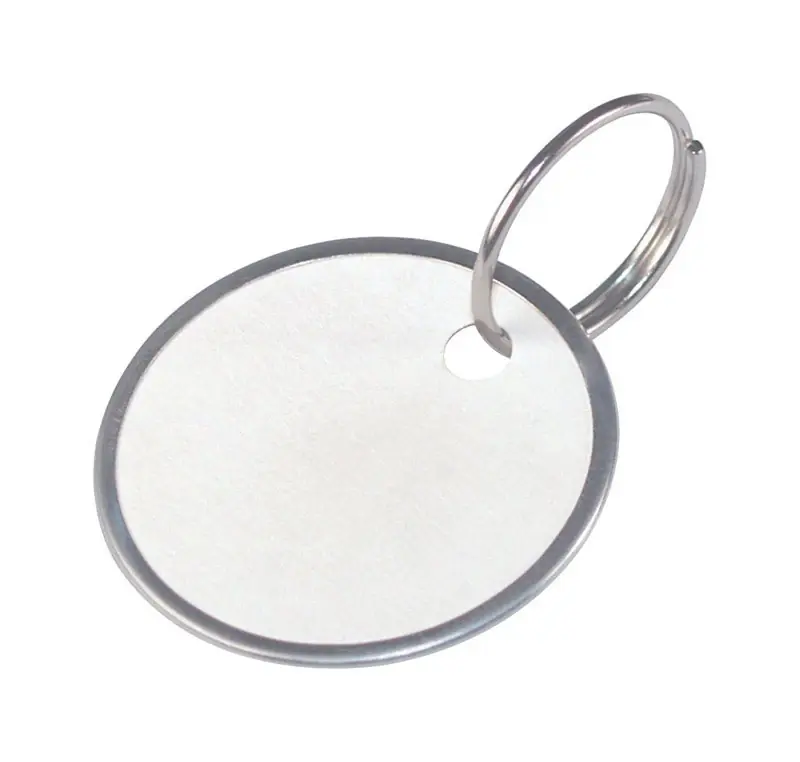 HILLMAN Metal White Labeling/ID Key Ring