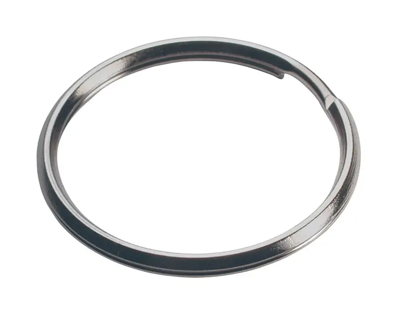 HILLMAN Tempered Steel Silver Split Rings/Cable Rings Key Ring