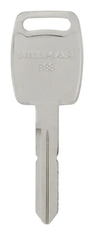 HILLMAN Traditional Key Automotive Key Blank Double For GM Silver