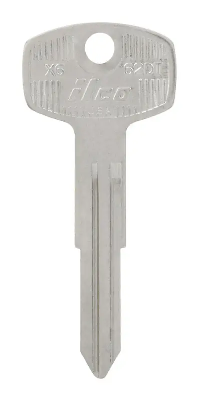 HILLMAN Traditional Key Automotive Key Blank Double For Nissan Silver