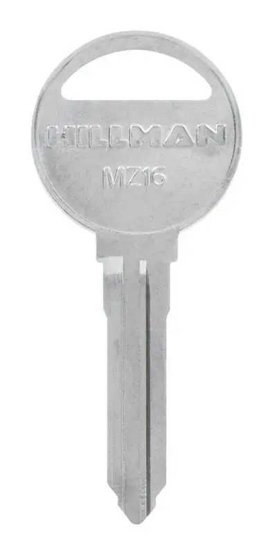 HILLMAN Traditional Key Automotive Key Blank Double For Mazda Silver