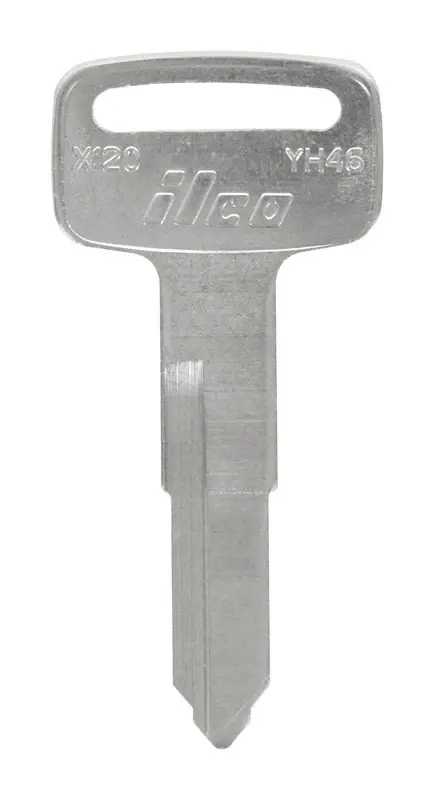 HILLMAN Traditional Key Automotive Key Blank Double For Yamaha Silver