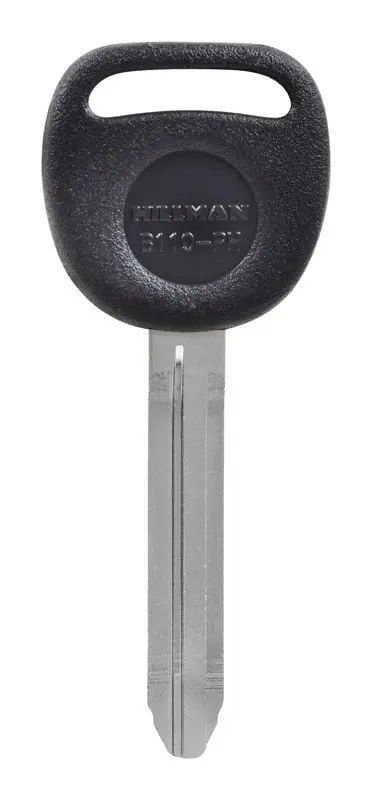 HILLMAN Traditional Key Automotive Key Blank Double For GM Black/Silver