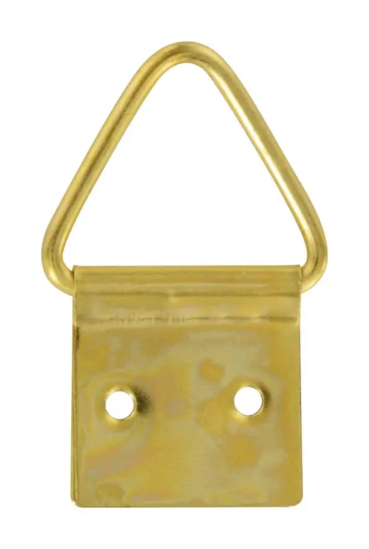 HILLMAN OOK Brass-Plated Ring Hanger 2 Pk