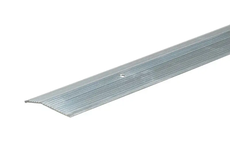 2 X 72-Inch Silver Aluminum Carpet Bar