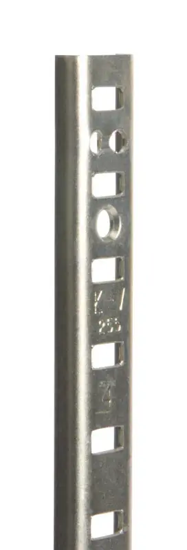 Silver Steel Pilaster 23 Gauge 96 In. Length 500 Lb Capacity