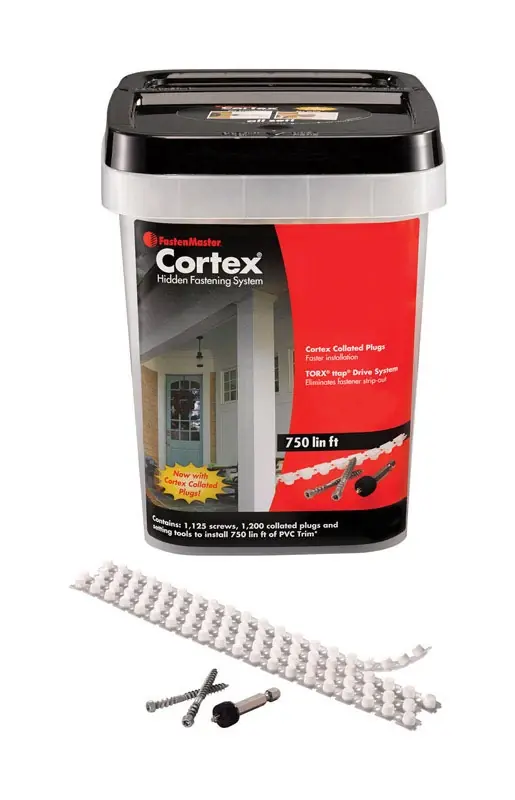 FastenMaster Cortex No. 20 X 2-3/4 In. L Torx Ttap Star Head Deck Screws And Plugs Kit 1 Pk