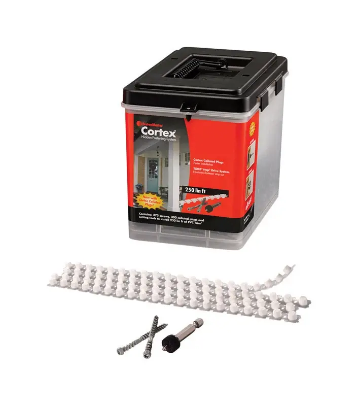 FastenMaster Cortex No. 20 X 2-3/4 In. L Torx Ttap Star Head Deck Screws And Plugs Kit 1 Pk