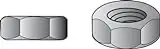 Stainless Steel Hex Nuts 3/8 Inch Model 0829304 Box Of 100