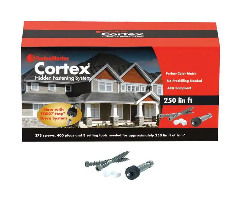 FastenMaster Cortex No. 20 X 2 In. L Torx Ttap Star Head Deck Screws And Plugs Kit 1 Pk