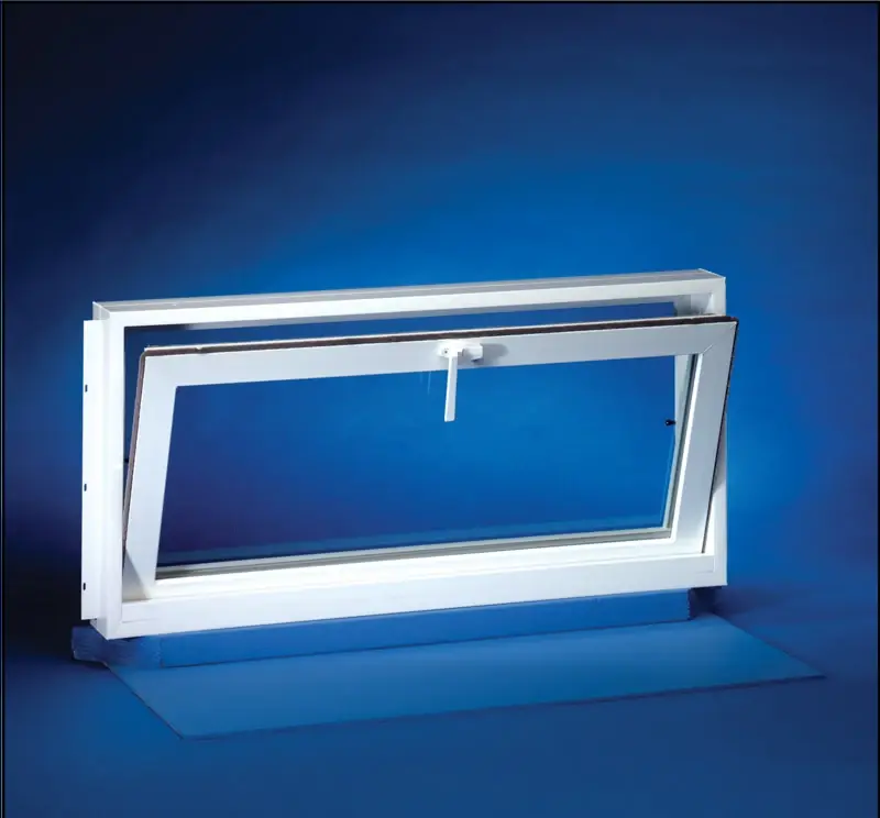 Duo-Corp Aristoclass Hopper White Glass/Vinyl Window 31.875 In. L X 23.5 In. H 1 Pk