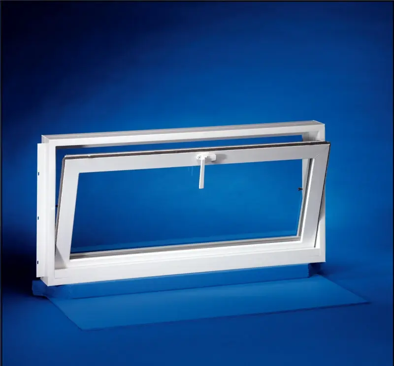 Duo-Corp Aristoclass Hopper White Glass/Vinyl Window 31.875 In. L X 19.5 In. H 1 Pk