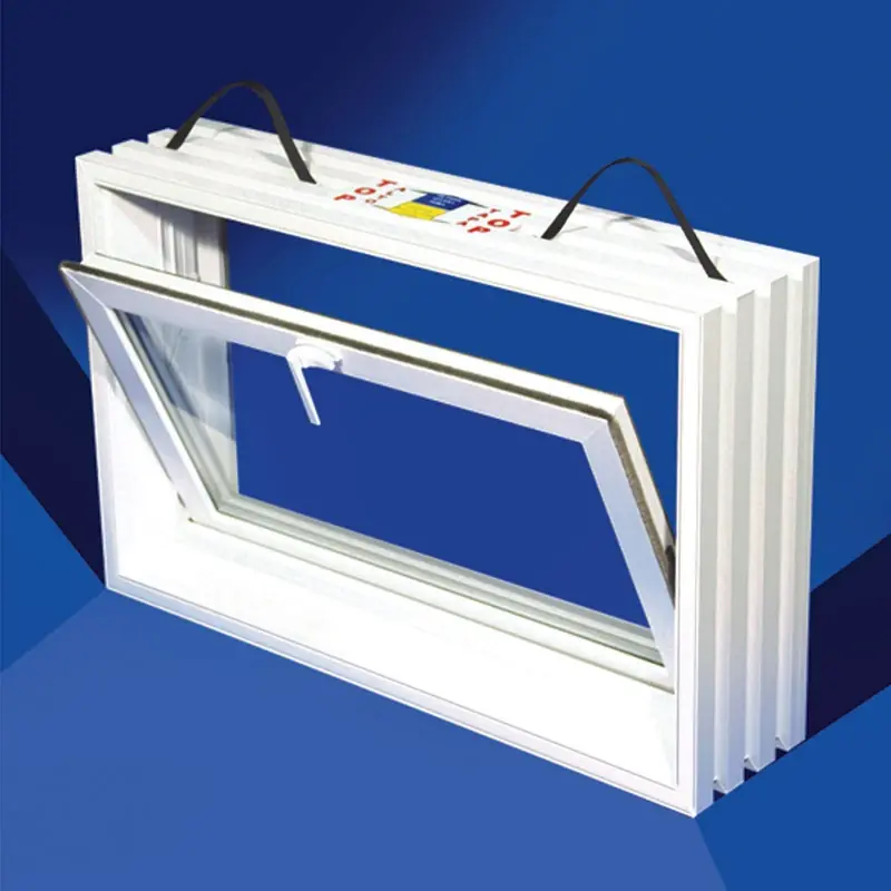 Duo-Corp PNP Hopper White Glass/Vinyl Window 31.875 In. L X 16 In. H 1 Pk