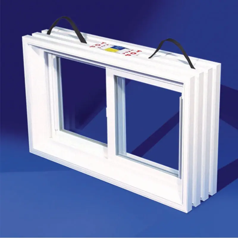 Duo-Corp PNP Slider White Glass/Vinyl Window 31.875 In. L X 20 In. H 1 Pk