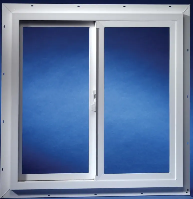 Duo-Corp Agriclass Double Slide White Glass/Vinyl Window 35.5 In. L X 35.5 In. H 1 Pk