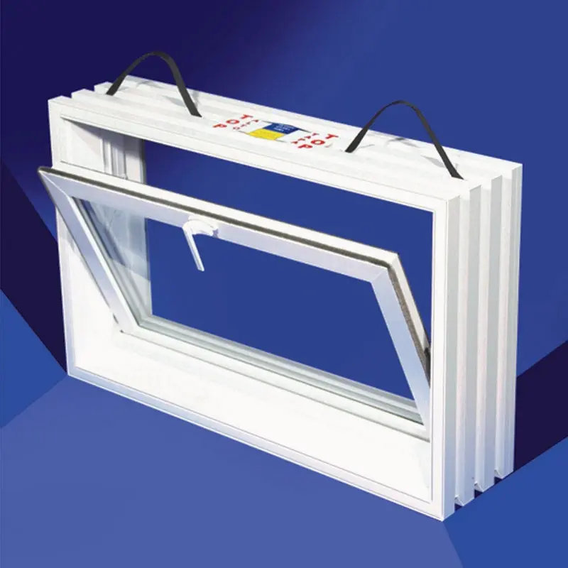Duo-Corp PNP Hopper White Glass/Vinyl Window 31.875 In. L X 20 In. H 1 Pk