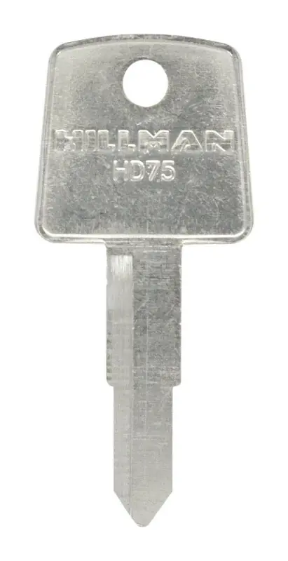 HILLMAN Traditional Key Automotive Key Blank Double For Honda Black/Silver
