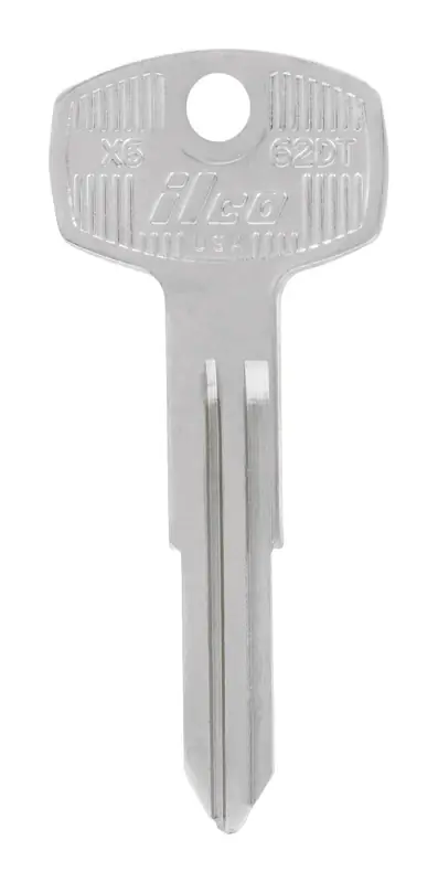 HILLMAN Traditional Key Automotive Key Blank Double For Hyundai Silver