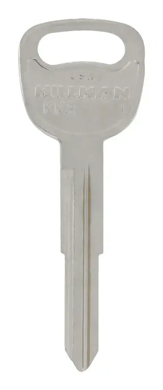 HILLMAN Traditional Key Automotive Key Blank Double For Kia Black/Silver