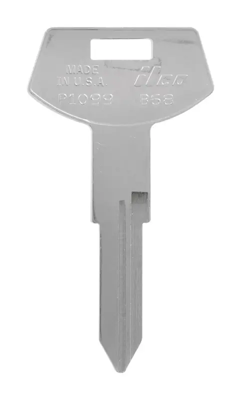 HILLMAN Traditional Key Automotive Key Blank Double For GM Silver