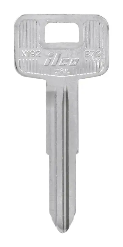 HILLMAN Traditional Key Automotive Key Blank Double For GM Silver