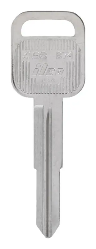 HILLMAN Traditional Key Automotive Key Blank Double For Isuzu Silver