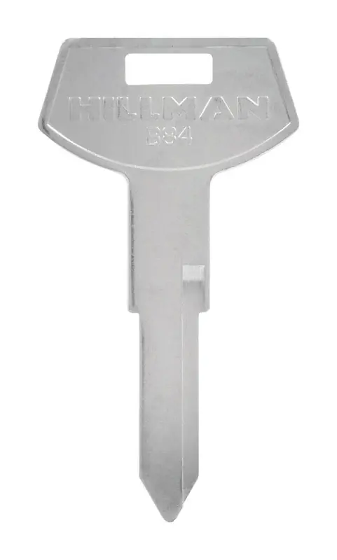 HILLMAN Traditional Key Automotive Key Blank Double For GM Silver