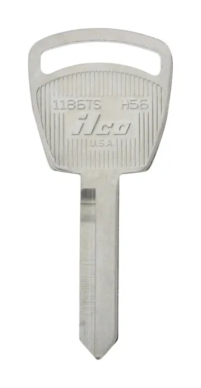 HILLMAN Traditional Key Automotive Key Blank Double For Ford Silver