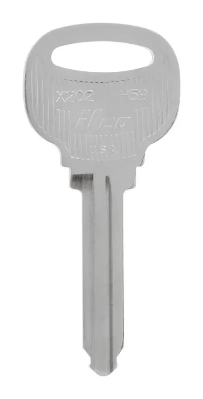 HILLMAN Traditional Key Automotive Key Blank Double For Ford Silver