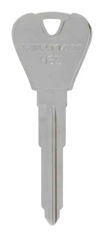 HILLMAN Traditional Key Automotive Key Blank Double For Ford Silver
