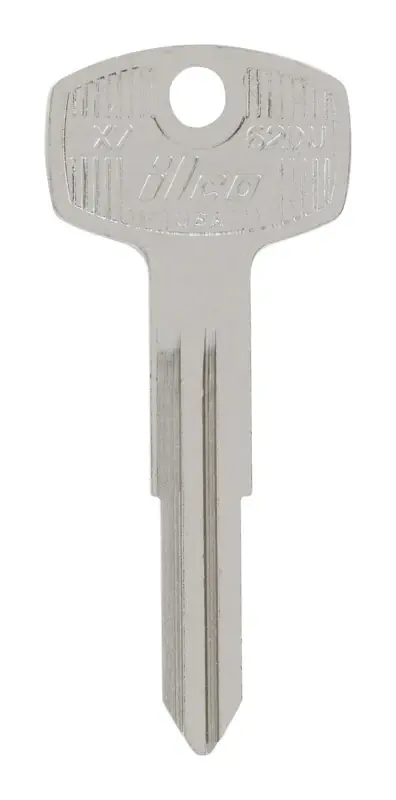 HILLMAN Traditional Key Automotive Key Blank Double For Nissan Silver