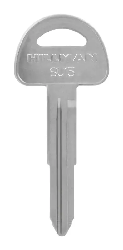 HILLMAN Traditional Key Automotive Key Blank Double For Suzuki Silver