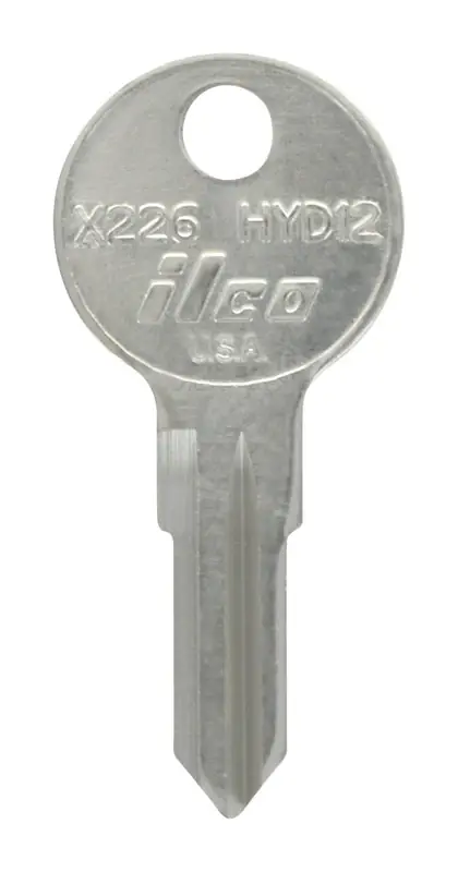 HILLMAN Traditional Key House/Office Universal Key Blank Double Silver