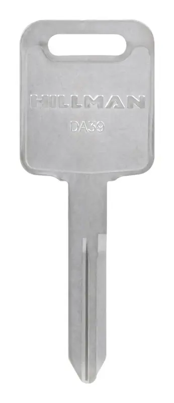 HILLMAN Traditional Key Automotive Key Blank Double For Nissan Silver
