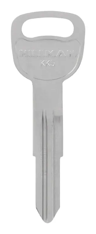 HILLMAN Traditional Key Automotive Key Blank Double For Kia Silver