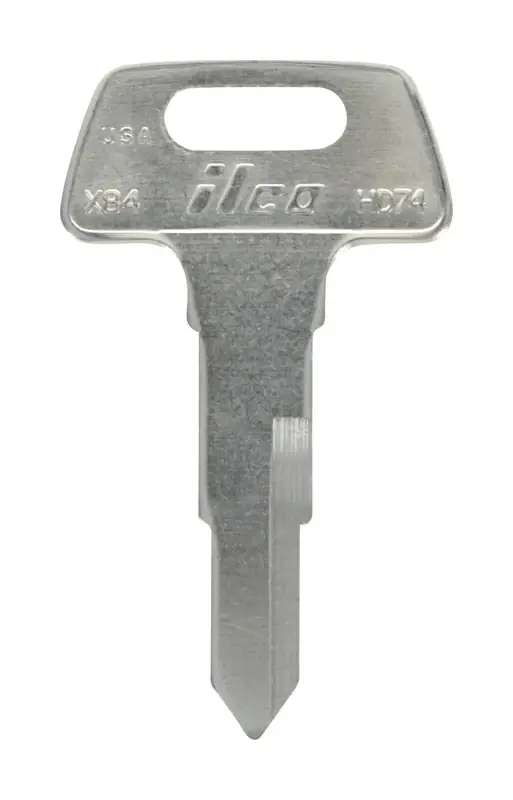 HILLMAN Traditional Key Automotive Key Blank Double For Honda Black/Silver