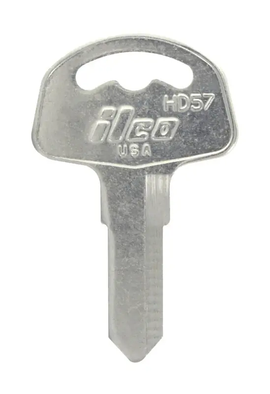 HILLMAN Traditional Key Automotive Key Blank Double For Honda Black/Silver