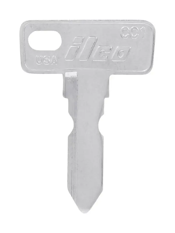 HILLMAN Club Golf Cart House/Office Universal Key Blank CC-1 Double Silver