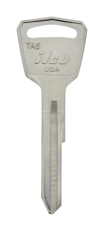 HILLMAN Universal Automotive Key Blank Single For For Toyota Silver