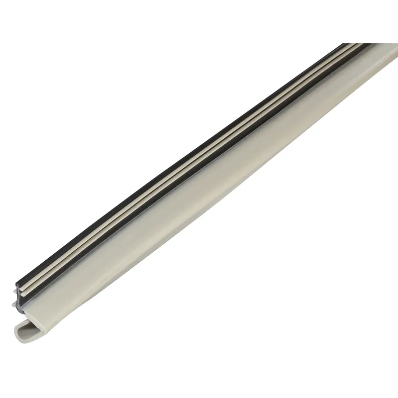 Platinum Collection 81 In. White Rubber Kerf Molding Weatherstrip